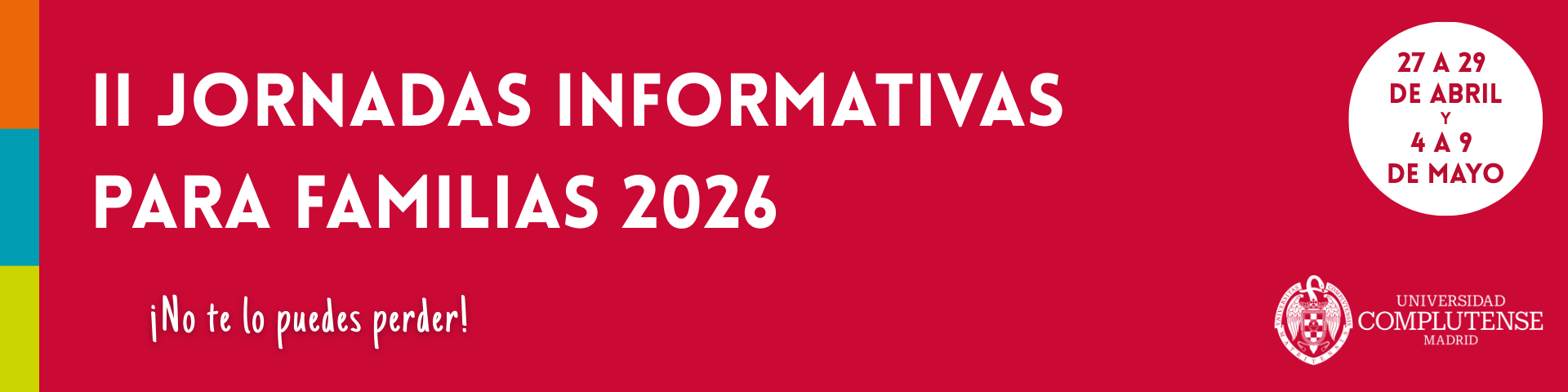 II Jornadas informativas para Familias